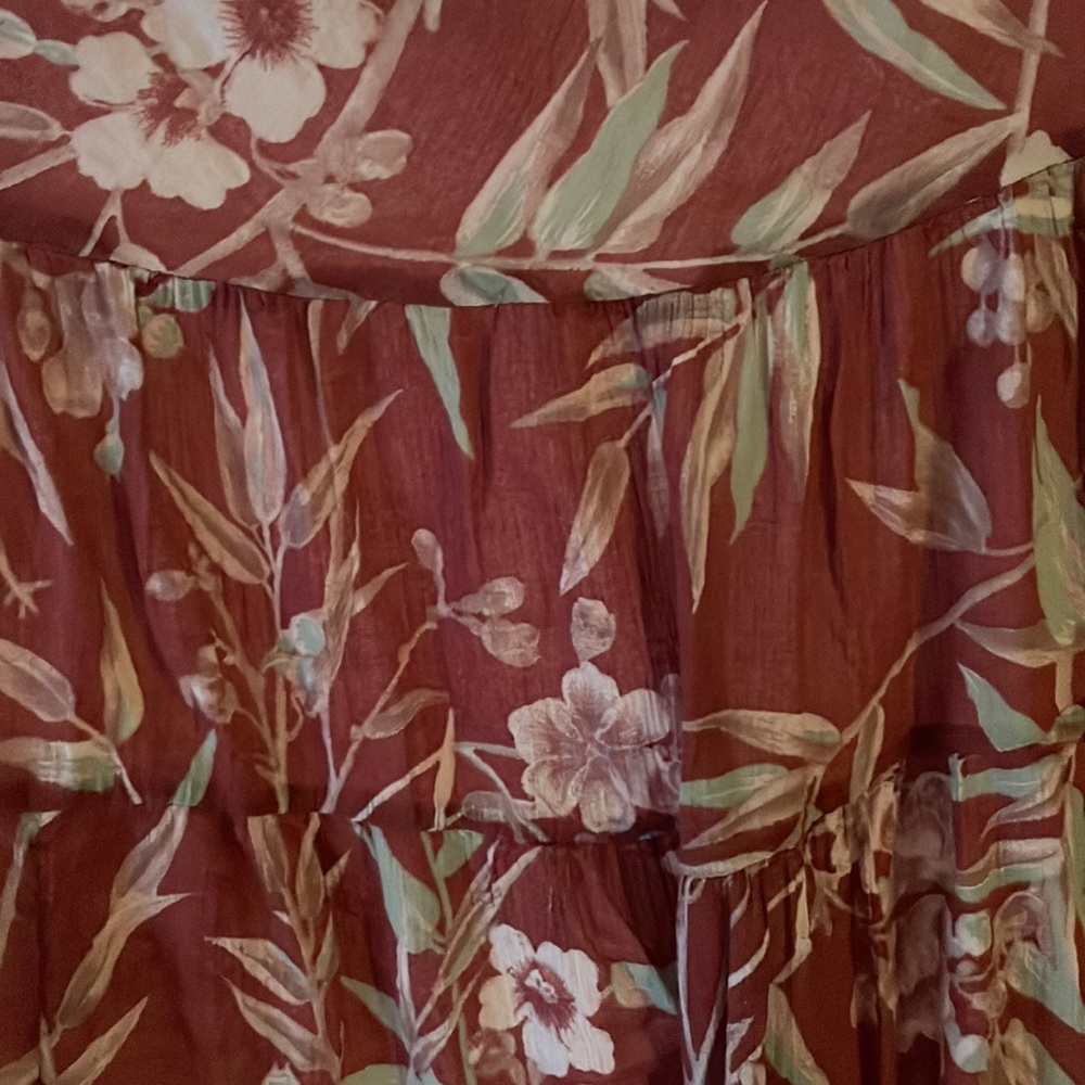 Patterned Button up Skirt Set - Picture 6 of 7